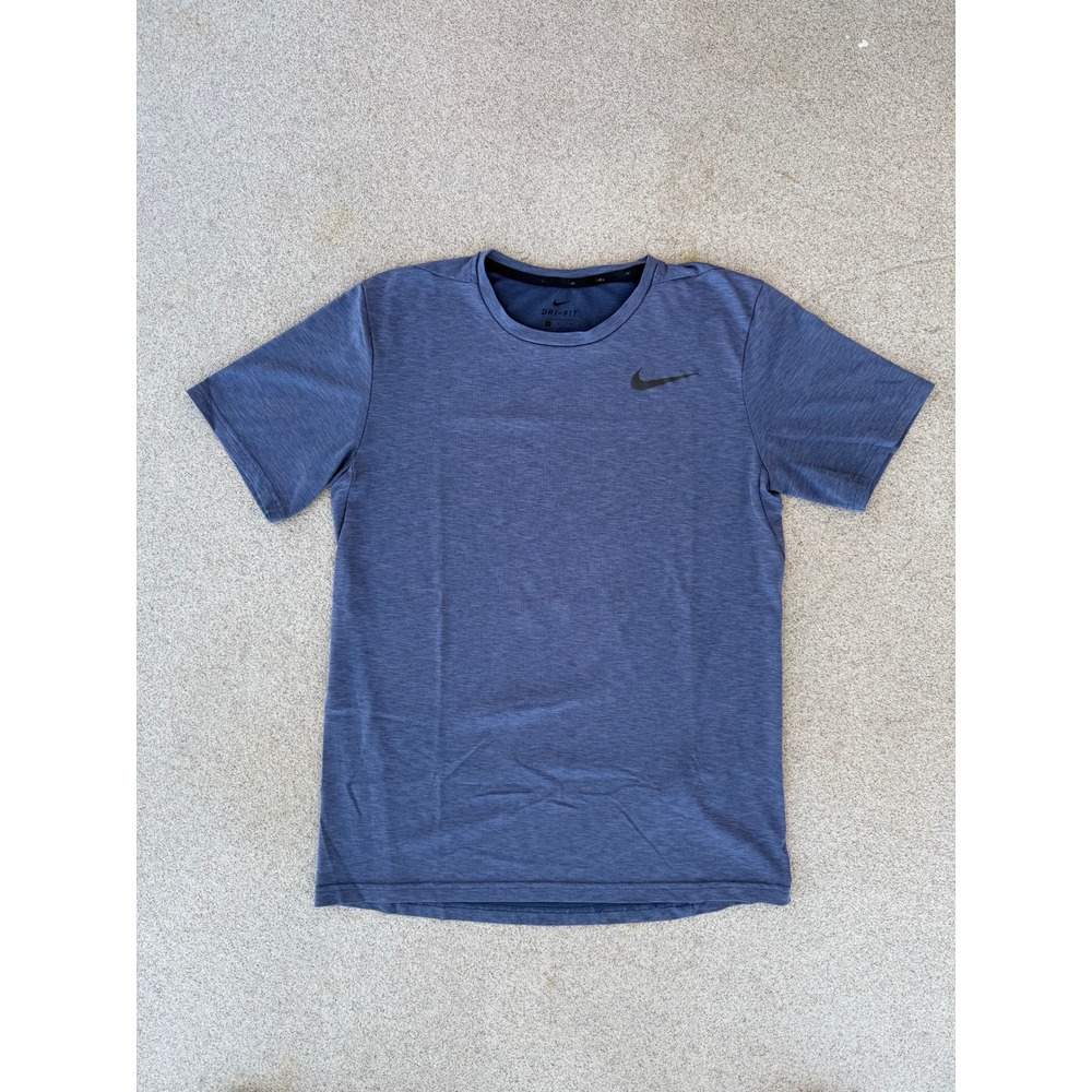 Nike Dri-FIT Mens Medium Shirt - Blue Short Sleeve Training Tee